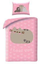 PUSHEEN LE CHAT Housse De Couette Ensemble De Lit 140x200cm Polyester