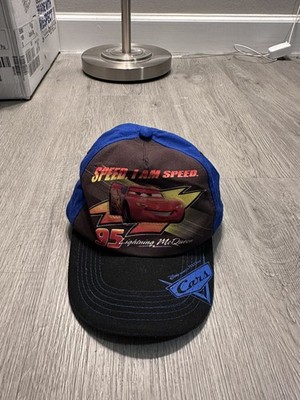 Y2K CARS Disney Pixar Lightning McQueen Kid's Baseball movie promo hat