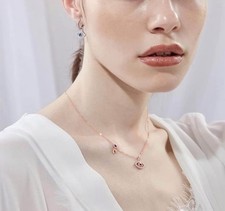 Brand new in box Royal Luxury 14K rose gold evil eye necklace