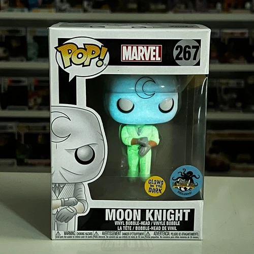Funko Pop Marvel Moon Knight Blue Green Glow LACC Comikaze 267 Toy Vinyl Figure