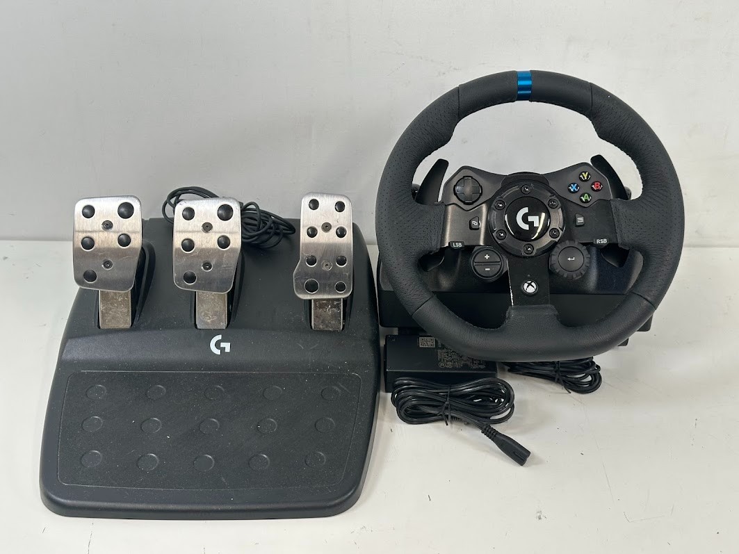 Logitech G923 Racing Wheel and Pedals - Black 97855146687| eBay