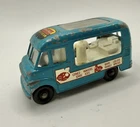 Matchbox Lesney Ice Cream Canteen Van Vintage Diecast w Vendor Figure
