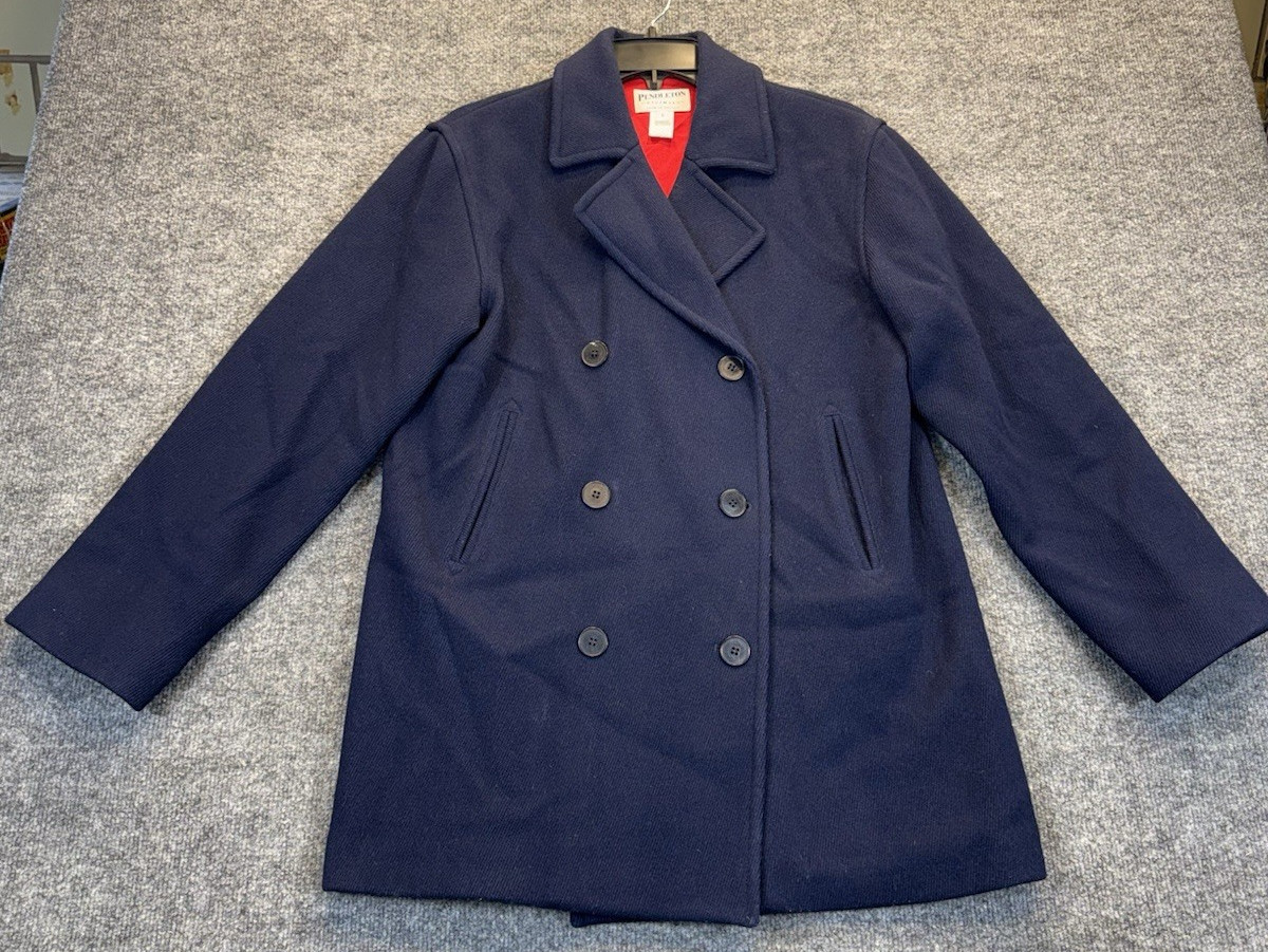 Pendleton Women’s Wool Peacoat Double Breasted Na… - image 1