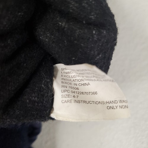 Thinsulate 40g Little Boys Fire Flame Gloves Navy Blue 4-7 Years FLAW - Picture 4 of 7