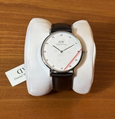 Daniel Wellington Classy Sheffield Steel Black Leather Band Unisex Watch 36mm N