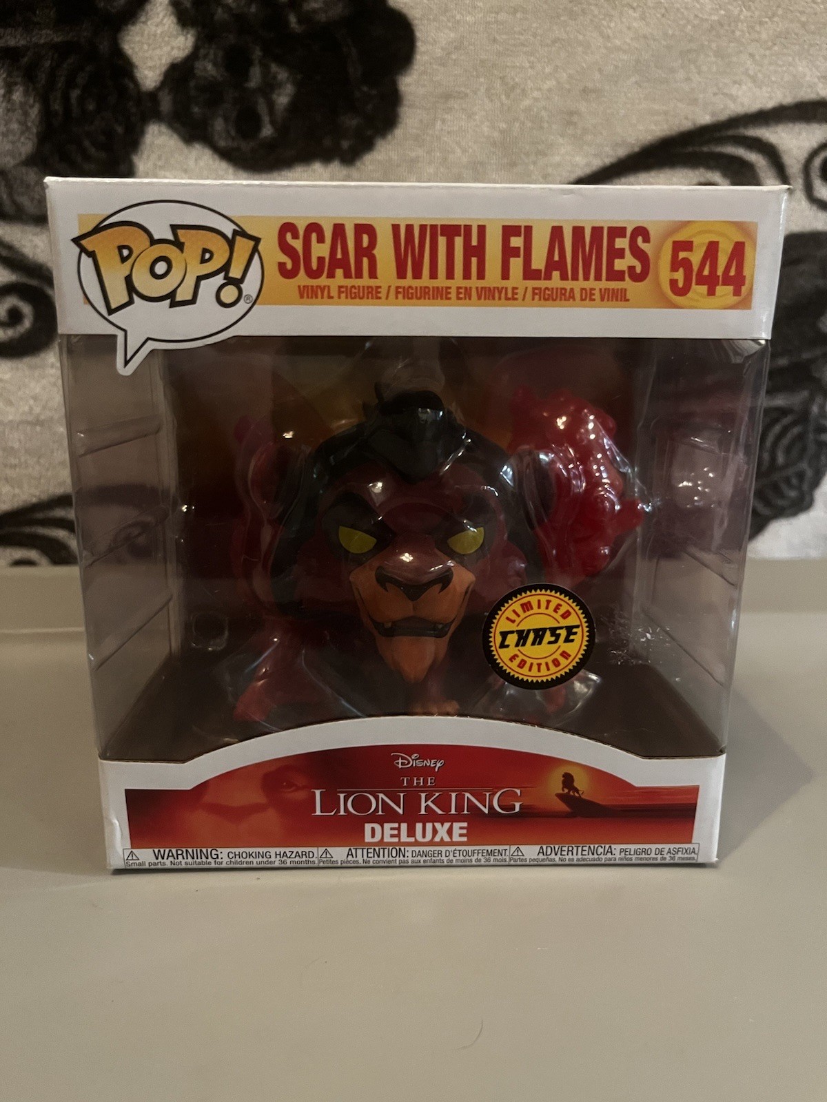 Funk Pop! Lion King Scar With Flames Red Chase Variant