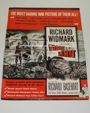 TIME LIMIT 1957 Movie PRESSBOOK Film - RICHARD WIDMARK