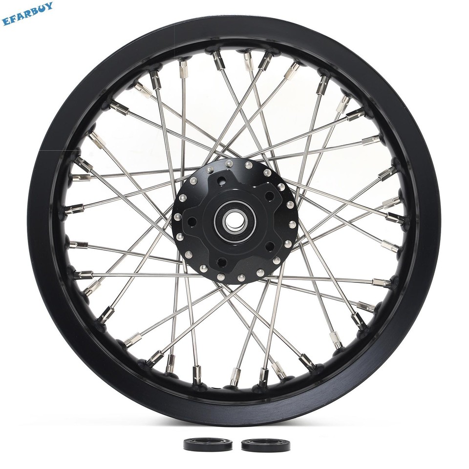 Supermoto 12"x2.15" Spoke Rear Wheel Rim Hub For SurRon Light Bee X