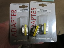 2x VGA SVGA HD15 HD 15 Male to Female Mini Port Saver Coupler  gender changer