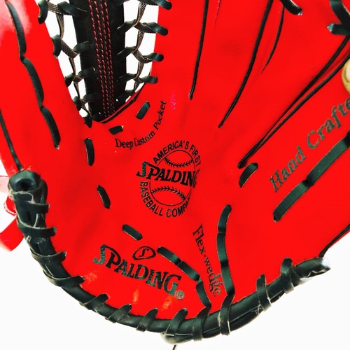 Guante de Béisbol Spalding Cuña Flexible Bolsillo Profundo Personalizado Hecho a Mano América Nº1 - Imagen 9 de 17