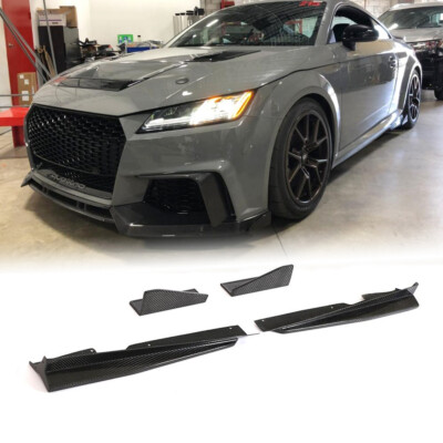 For Audi TTRS/ TTS/ TT S-Line 15-18 Carbon Fiber Side Skirts