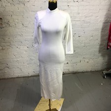 Alice + Olivia Dress Womens 2  Ivory Inka Strap-Back MIDI Dress Casual Ladies