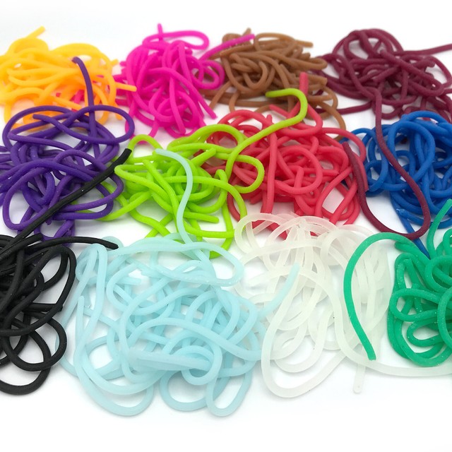 SQUIRMY WORMIES Fly Tying Material San Juan Worm 12 Wormy Colors