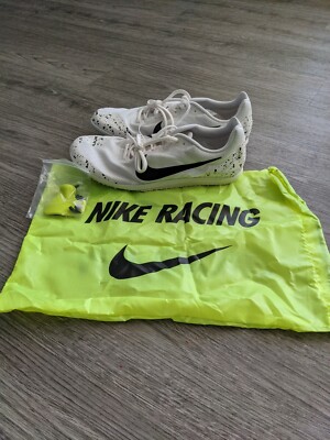 Men's Size 11 - Nike Zoom Rival D 10 Track & Field Shoes 907566-001 White Black 