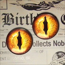 1" Inch Eyes Gothic Doll Fantasy Creature Glass Taxidermy Craft Eyeballs 25mm