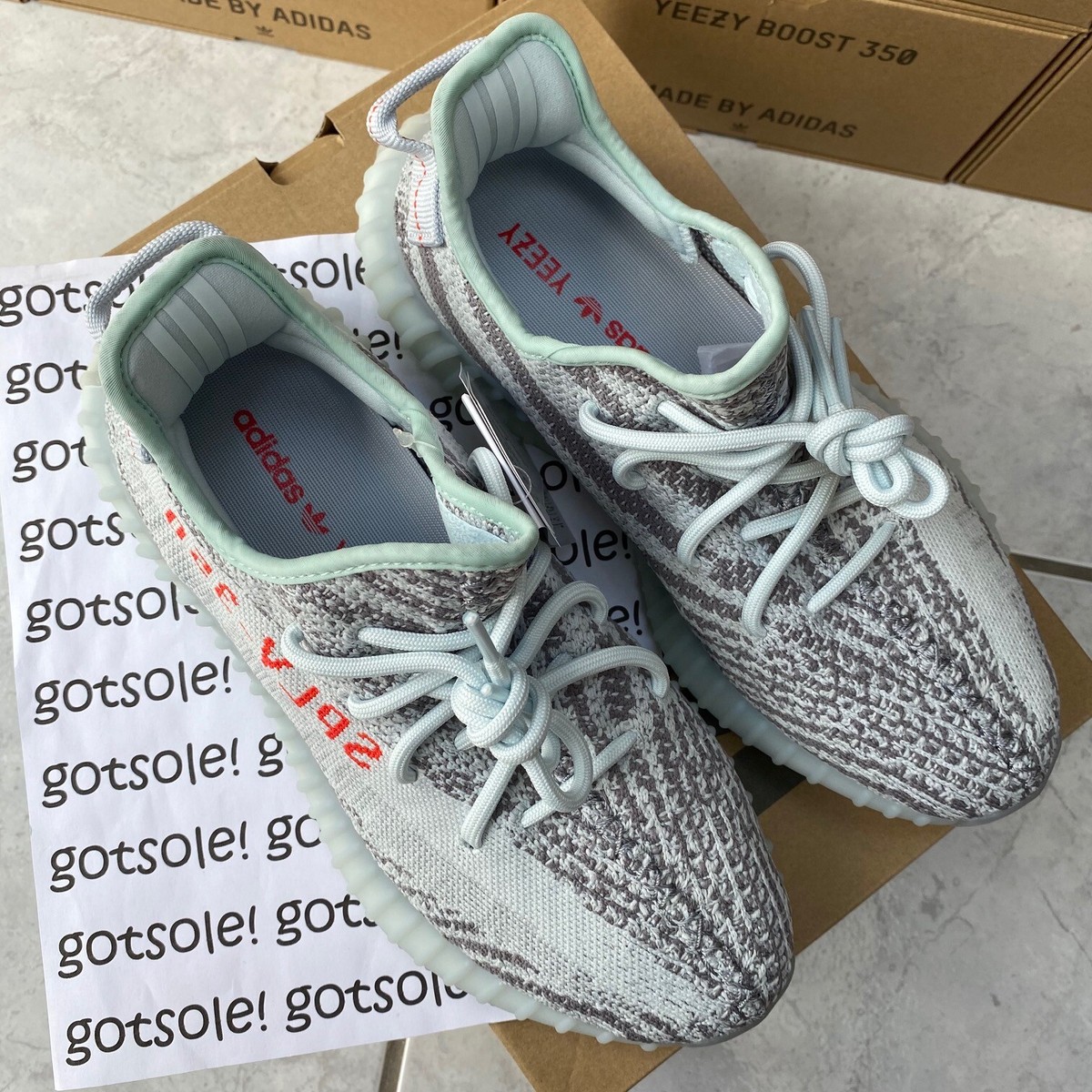 adidas Yeezy Boost 350 V2 'Blue Tint' B37571 UK 7 8 9 10 11 adidas Yeezy Boost 350 V2 'Blue Tint' B37571 UK 7 8 9 10 11