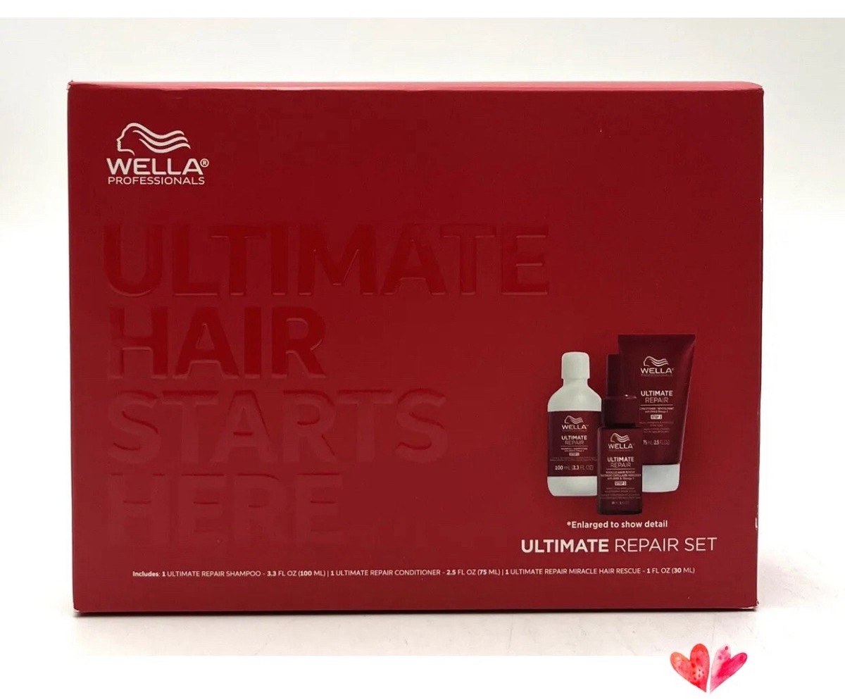 Wella Ultimate Repair Holiday Gift Kit(Shampoo 3.3 oz Conditioner