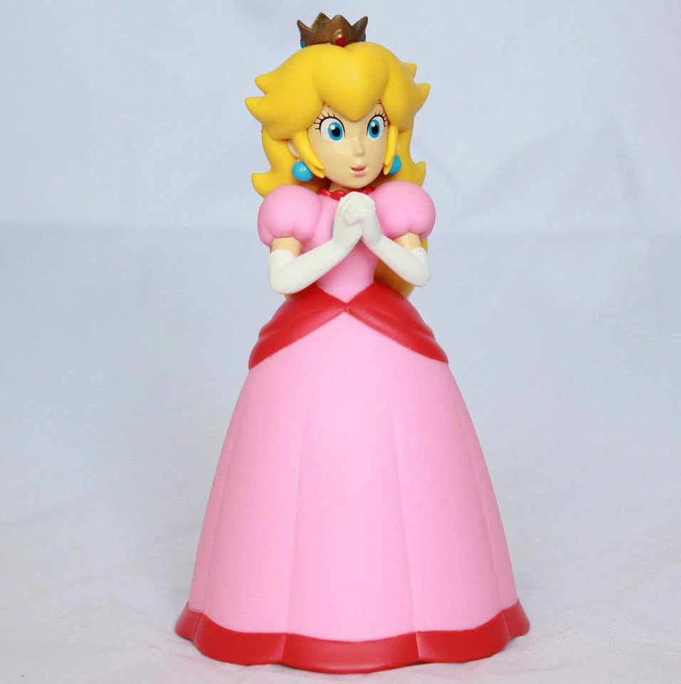 Super Mario Brothers Bros 6" Princess Peach Action Figure Toy Doll Gift Party - Image 2 of 4