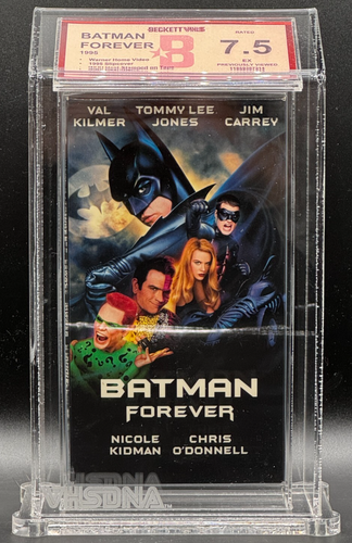 Batman Forever 1995 VHS Tape Warner Home Video Sealed New Beckett 7.5 BGS