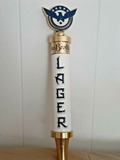 lake brothers lager taphandle... fast free shipping