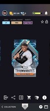 Topps Bunt Stadium Club 23 Willie Mays Triumvirates Super Rare DIGITAL CARD