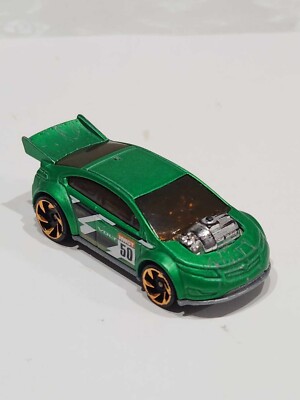 Hotwheels 2014 SUPER VOLT HW Satin Green | Loose | Fast Shipping
