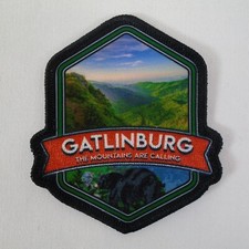 Gatlinburg TN. Great Smoky Mountains Forest  Black Bear Iron on Patch