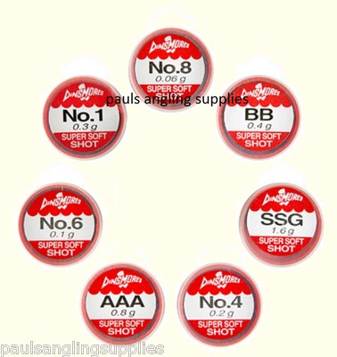 Splitshot Refill Dinsmore Split Shot Super Soft Fishing Refill