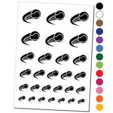 Tennis Ball in Motion Sports Temporary Tattoo Water Resistant Set Collection