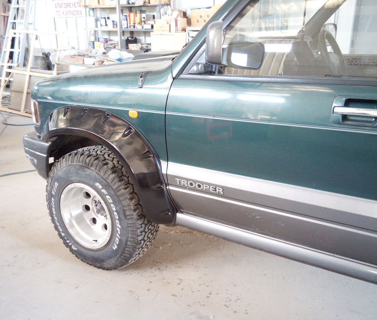 Fender flares wheel arches for ISUZU TROOPER/BIGHORN/HOLDEN JACKAROO 2