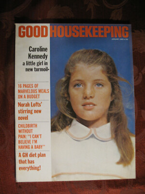 GOOD HOUSEKEEPING Magazine January 1969 Caroline Kennedy Norah Lofts Hugh Cave