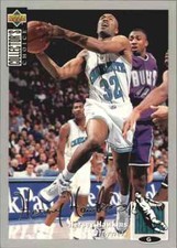 HERSEY HAWKINS 156 BASKETBALL Upper Deck 1994 95 SILVER SIGNATURE Card NBA Figure