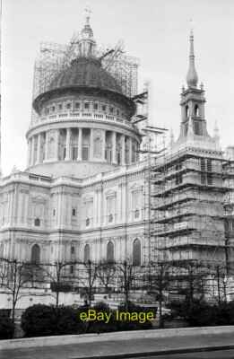 Foto 6x4 Restaurationsarbeiten, St Paul's - 1966 London Work in progress beide um 1966