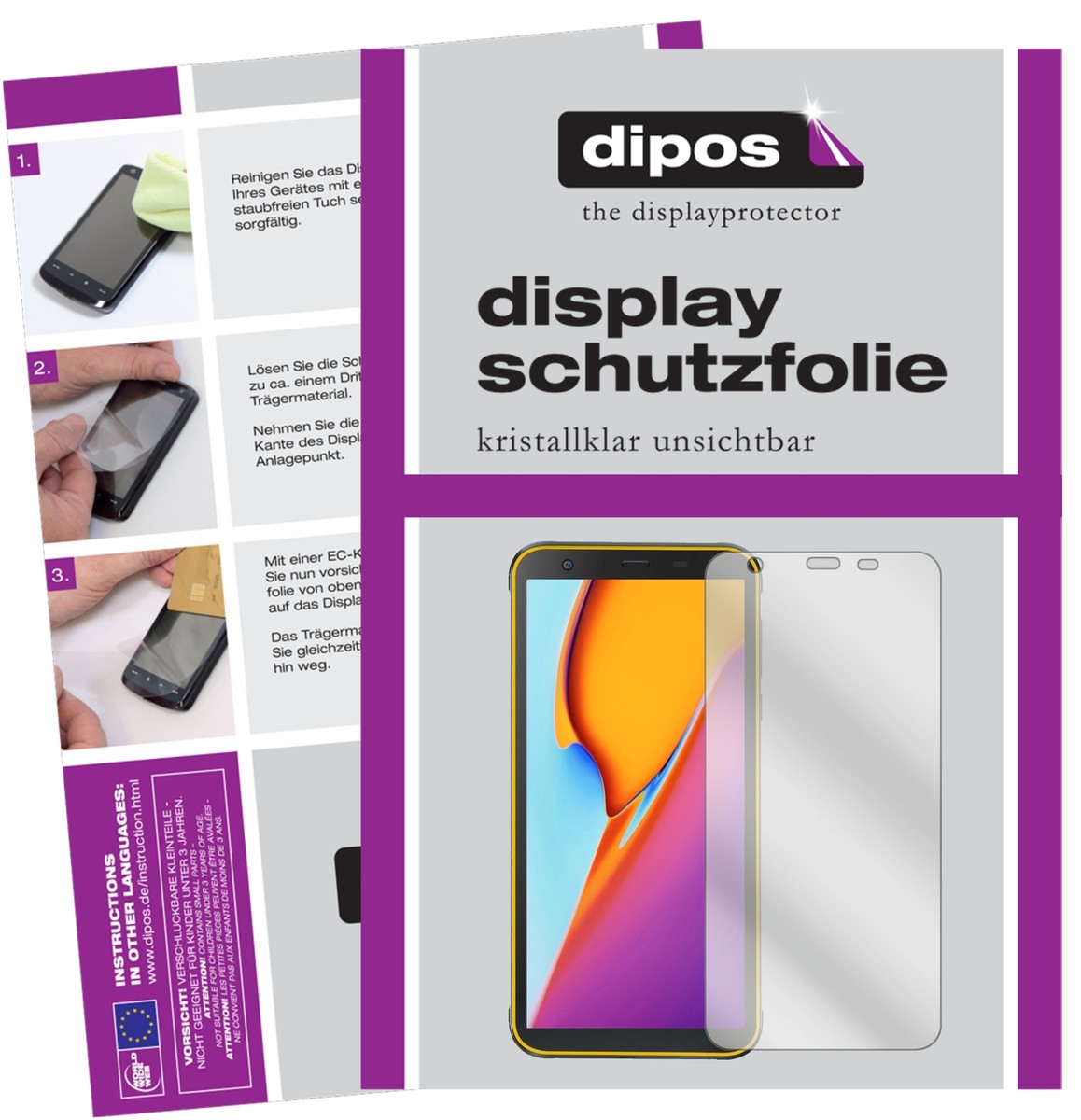 2x Pellicola Protettiva per Samsung Galaxy Xcover 6 Pro Protezione