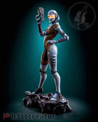 EDI Mass Effect 3 Unassembled Unpainted 3D Printing Resin Model Kits Garage Kits