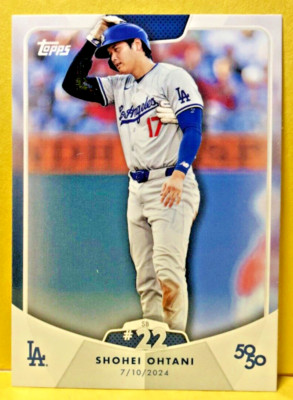 2024 Topps Shohei Ohtani 50/50 Club Card # 50 SB # 22 Los Angeles