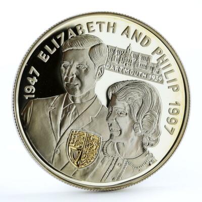 Jamaica 25 dollars Queen Elizabeth and Prince Philip Jubilee