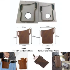 Cell Phone Holster Fanny Pack Leather Cutting Die Belt Bag Waist Wallet Template