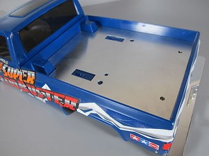 Aluminum Drop In Bed Liner Cover Plate For Tamiya Rc 1 10 Super Clodbuster Truck Ebay
