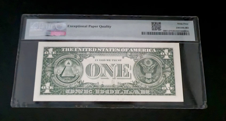 2021 $1 Federal Reserve STAR Note Fr#3007-D* Cleveland 64 EPQ Choice Uncir. - Image 2 of 2