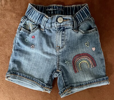 Baby Gap Shortie Toddler Girls Jean Shorts Size Years 2T Denim