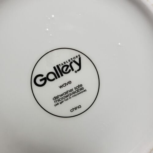Stackable Wave Bowls Off White Scalloped Dishes By Gallery Tabletops 6 Sets 12" - Picture 3 of 14