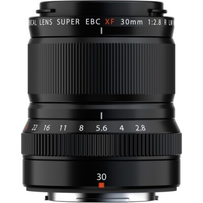FUJIFILM XF 30mm f/2.8 R LM WR Macro Lens w/ Accessory Bundle