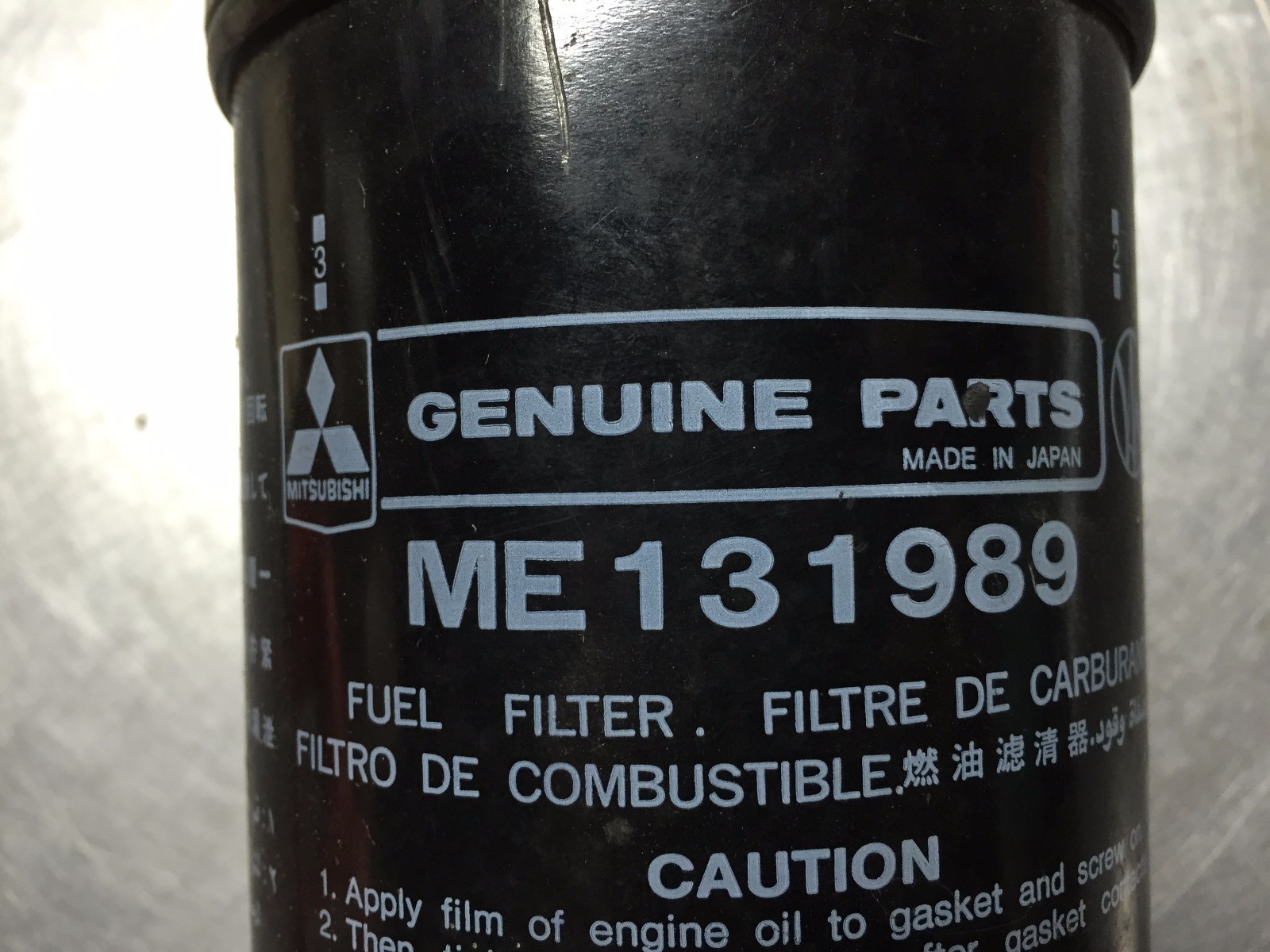 ME131989 GENUINE Mitsubishi Fuel Filter & Filter Head | eBay