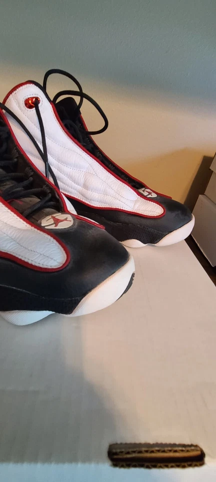 Nike Air Jordan Pro Fuerte Blanco, Negro, Rojo Universitario Para Hombre 11.5. #407285 Foto 3 de 4