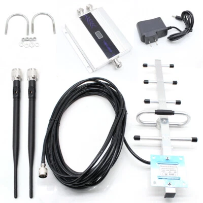 2G 3G 4G Mobile Cell Phone Signal Booster Amplifier Repeater GSM 900MHz Yagi Set - Image 1 of 4