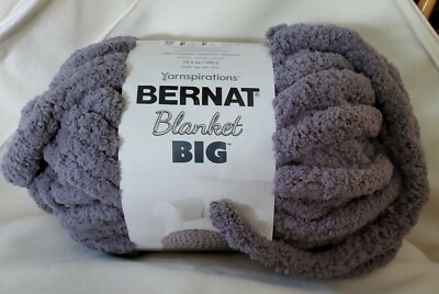 Chunky Yarn Michaels Bernat Blanket Big Yarn Pale Gray Bernat