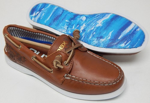 Leather Netflix Outer Banks Boat Shoes 