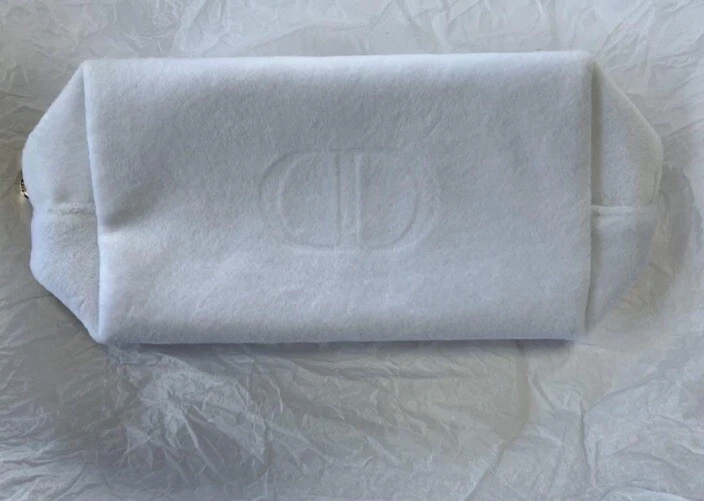 JAPON Christian Dior nouveauté pochette sac pochette NEUF or blanc velours matériau NEUF