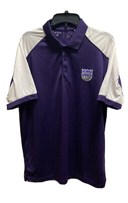 SACRAMENTO KINGS SHORT SLEEVE POLO SHIRT SIZE LARGE | eBay